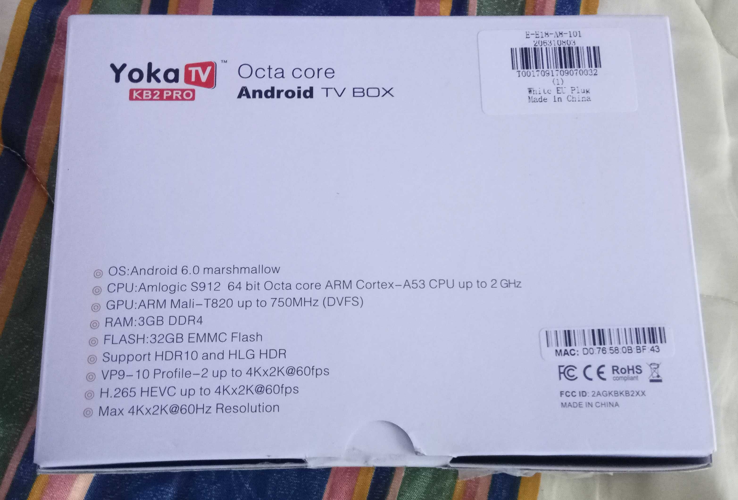 TV Box Yoka - Potente e Completa - Nova! OFEREÇO ENVIO REGISTADO