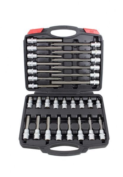 Jogo 30 Chaves 1/2" Ponta Sextavadas ou Hexagonais - 6030