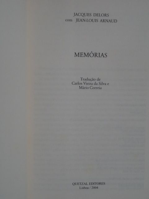 Memórias de Jacques Delors