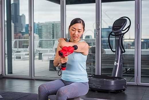 Masażer Power Plate PULSE MATTE RED