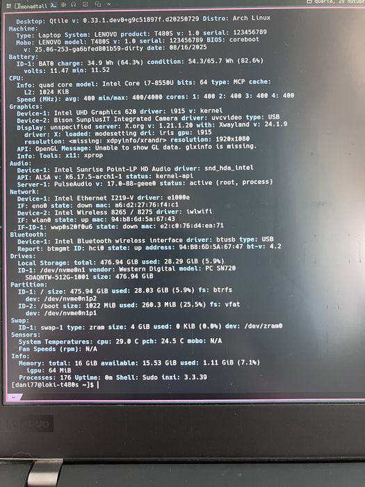 Lenovo Thinkpad T480s Coreboot