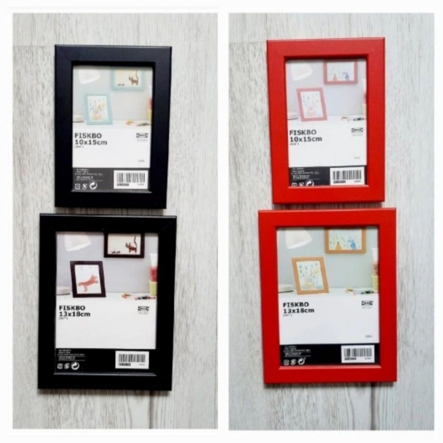 Ramki na zdjęcia IKEA Fiskbo 10×15cm