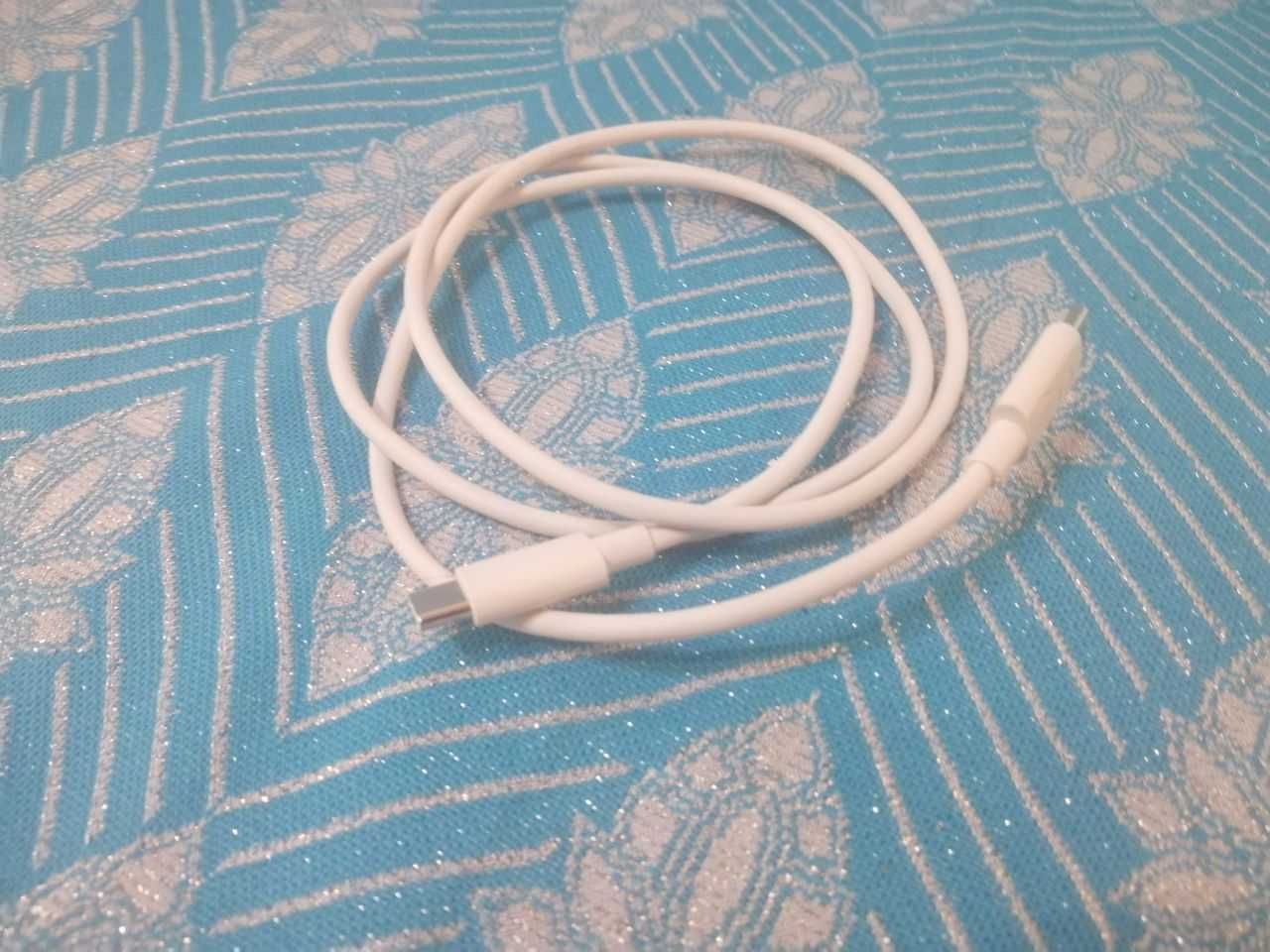 Кабель USB Type-C to Type-C Cable - White