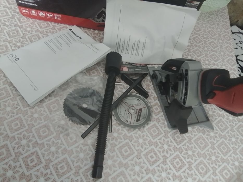 Міні аккумуляторна дискова пила Einhell TE-CS 18/89 Li-solo