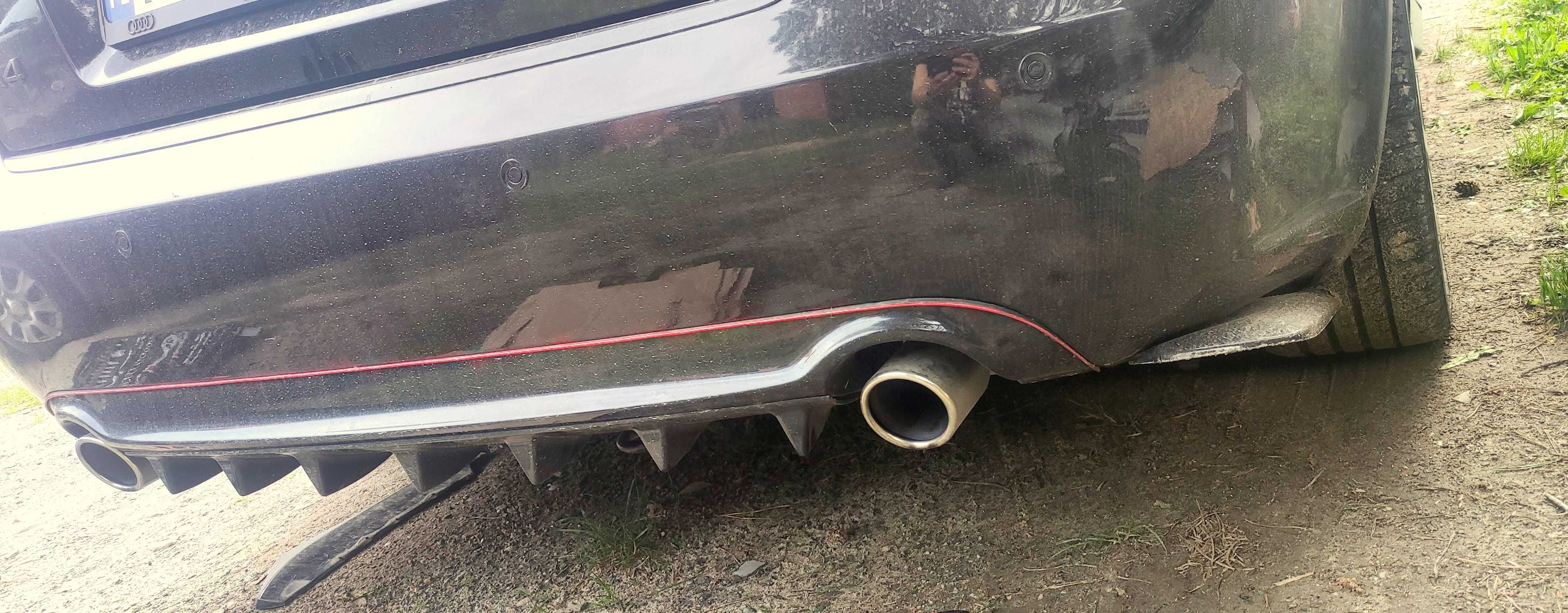 Dokładka A4 B7 Audi, dyfuzor, splitter, avant/sedan ZESTAW ! TUNING