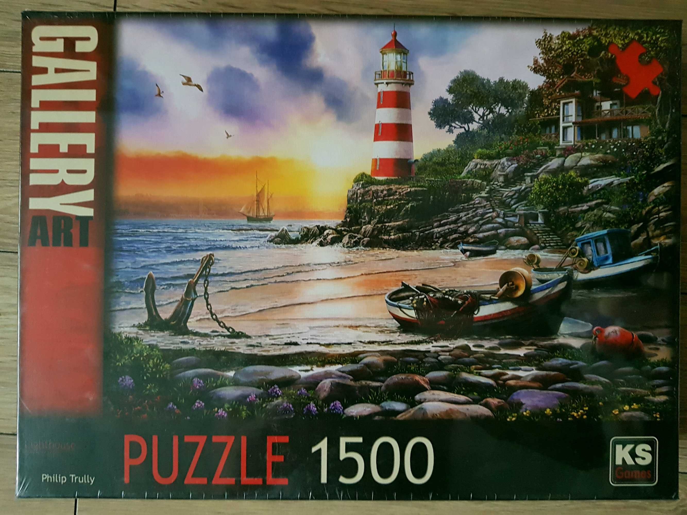 Puzzle KS GAMES Lighthouse Latarnia morska P. Trully 1500 NOWE