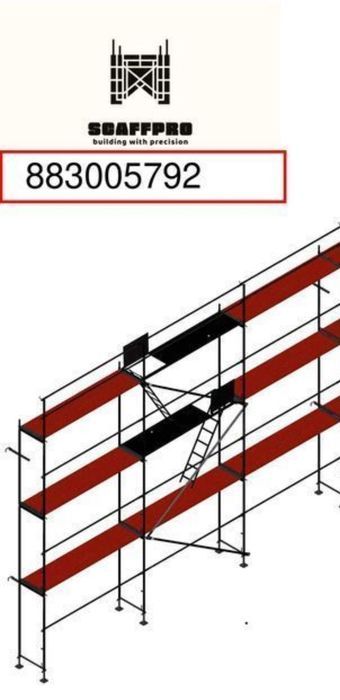 Rusztowanie 9x8.5 m system pletak Wyprzedaż