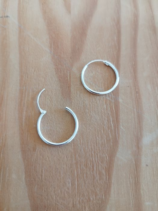 Argolas em prata 925