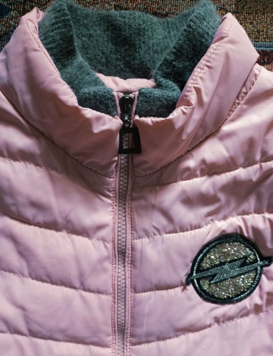 Куртка підліткова рожева демі