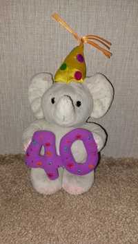 Мягкая игрушка слон Elliot, подарок на 40-летие девочке или мальчику.