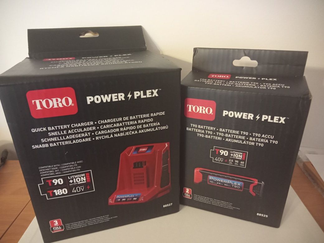 Dmuchawa Lisci odkurzacz Toro Power Plex 40v z USA+AKUMULATOR+ładowark