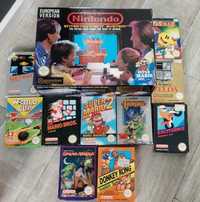 Consola NES + 10 Jogos com caixas originais