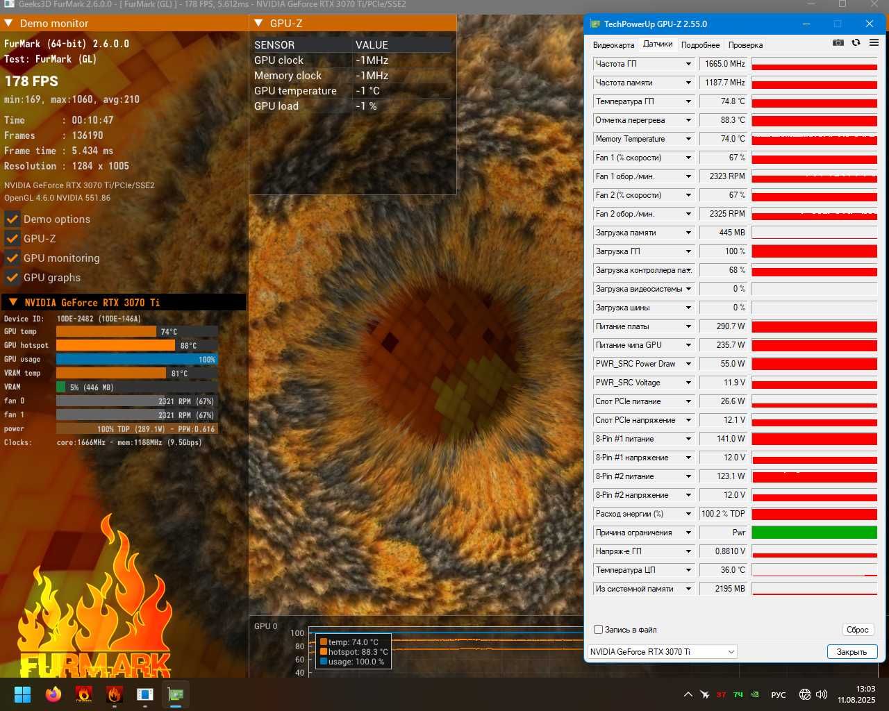 INNO3D Geforce RTX 3070 TI X3, ASUS Dual GeForce RTX 4070 OC Edition