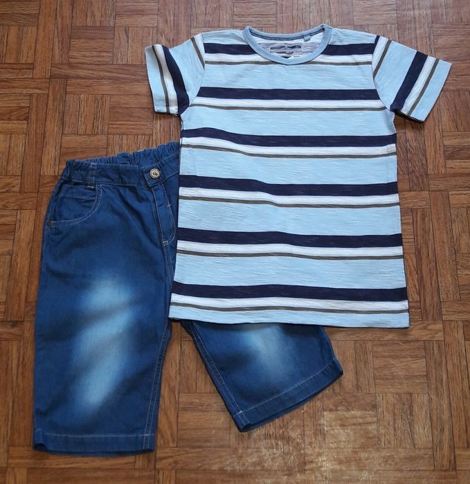 Костюм комплект футболка шорты Бемби некст next р.7-8