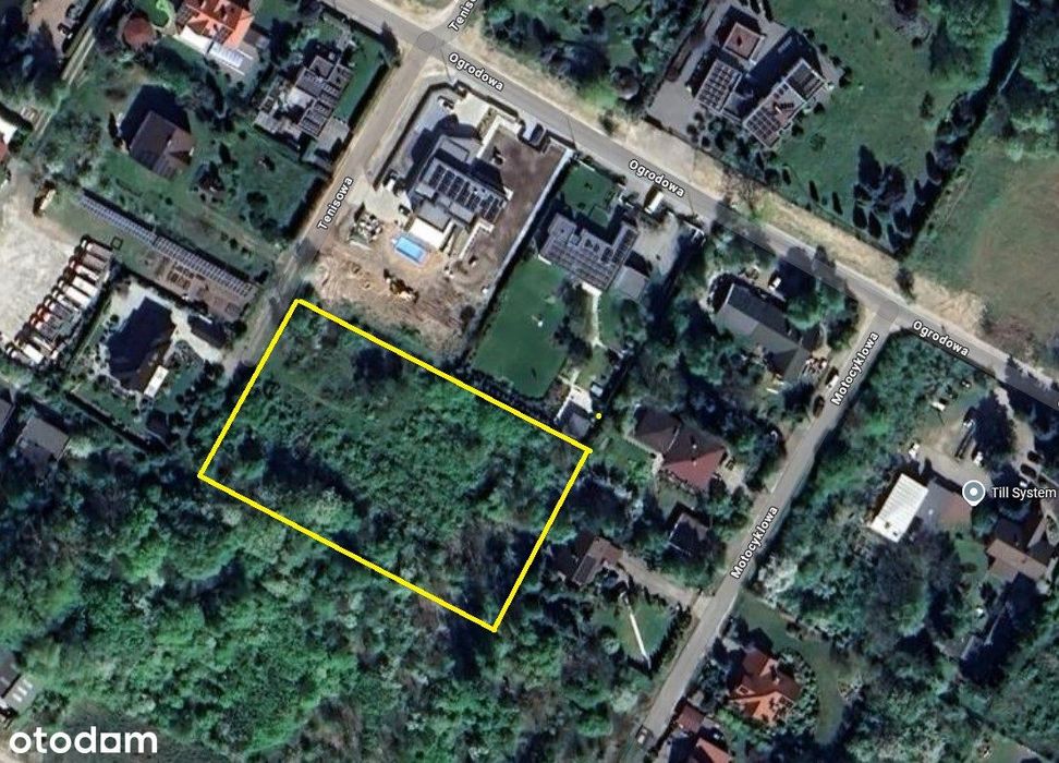 Działka Lubicz Dolny ul.Tenisowa