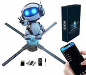 Projektor z Hologramem 3D 624 LED - Rozmiar 520x520 mm Braders