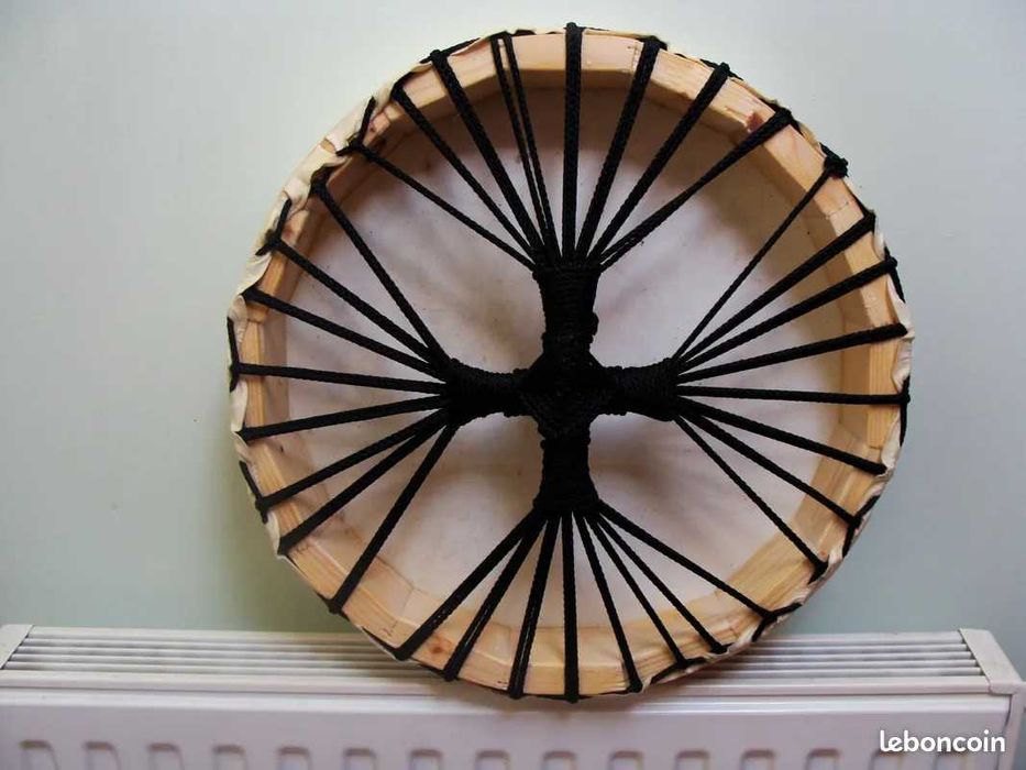 Tambor xamânico novo artesanal