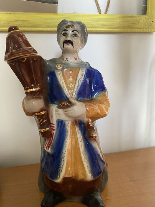 Фарфоровый сервиз козак под водку фигурка сервиз для алкоголя винтаж