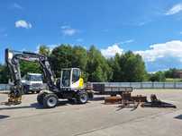 Terex TW 110  Koparka Terex TW 110 Engcon rotator