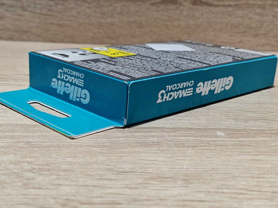 Wkłady Gillette Mach 3 Charcoal / 8 sztuki