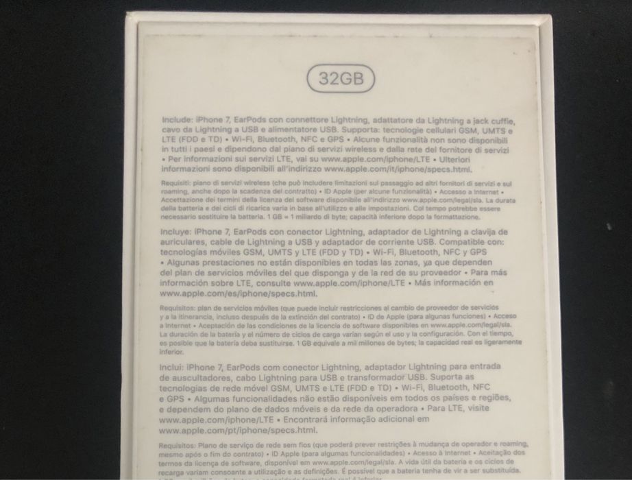 Iphone 7 32GB como novo