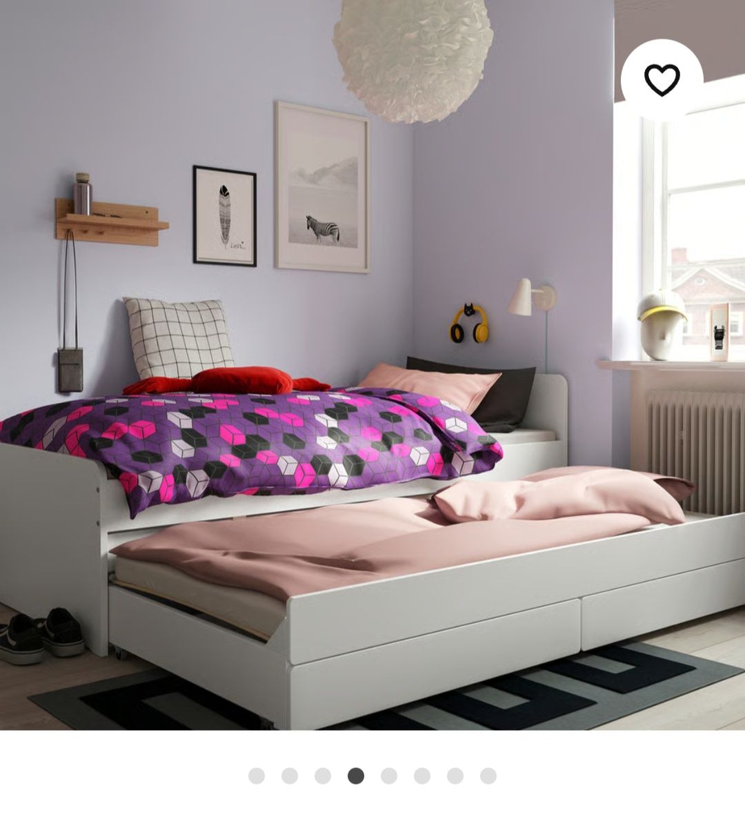Cama de solteiro SLAKT  Ikea