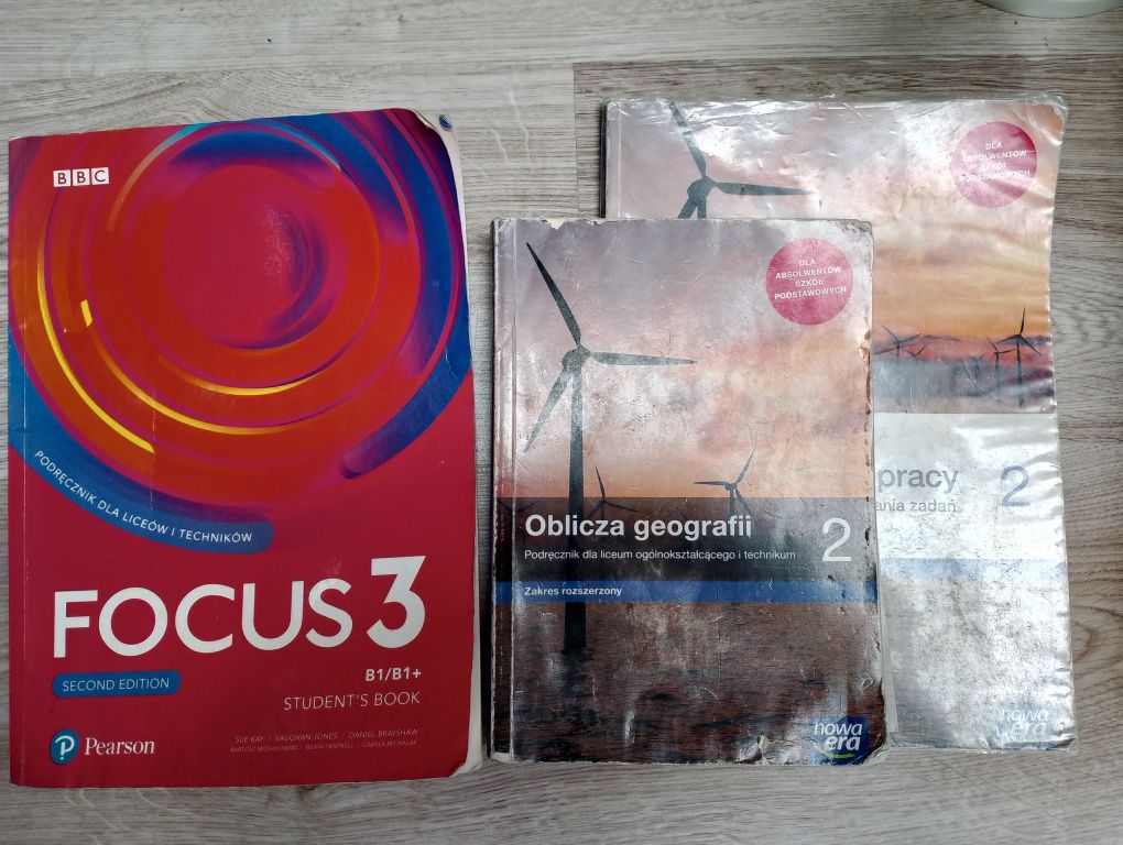 Książki do klasy 1 i 2 liceum