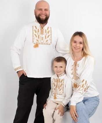 Bluzka damska ludowa z haftem bawełniana dzianina r.XL