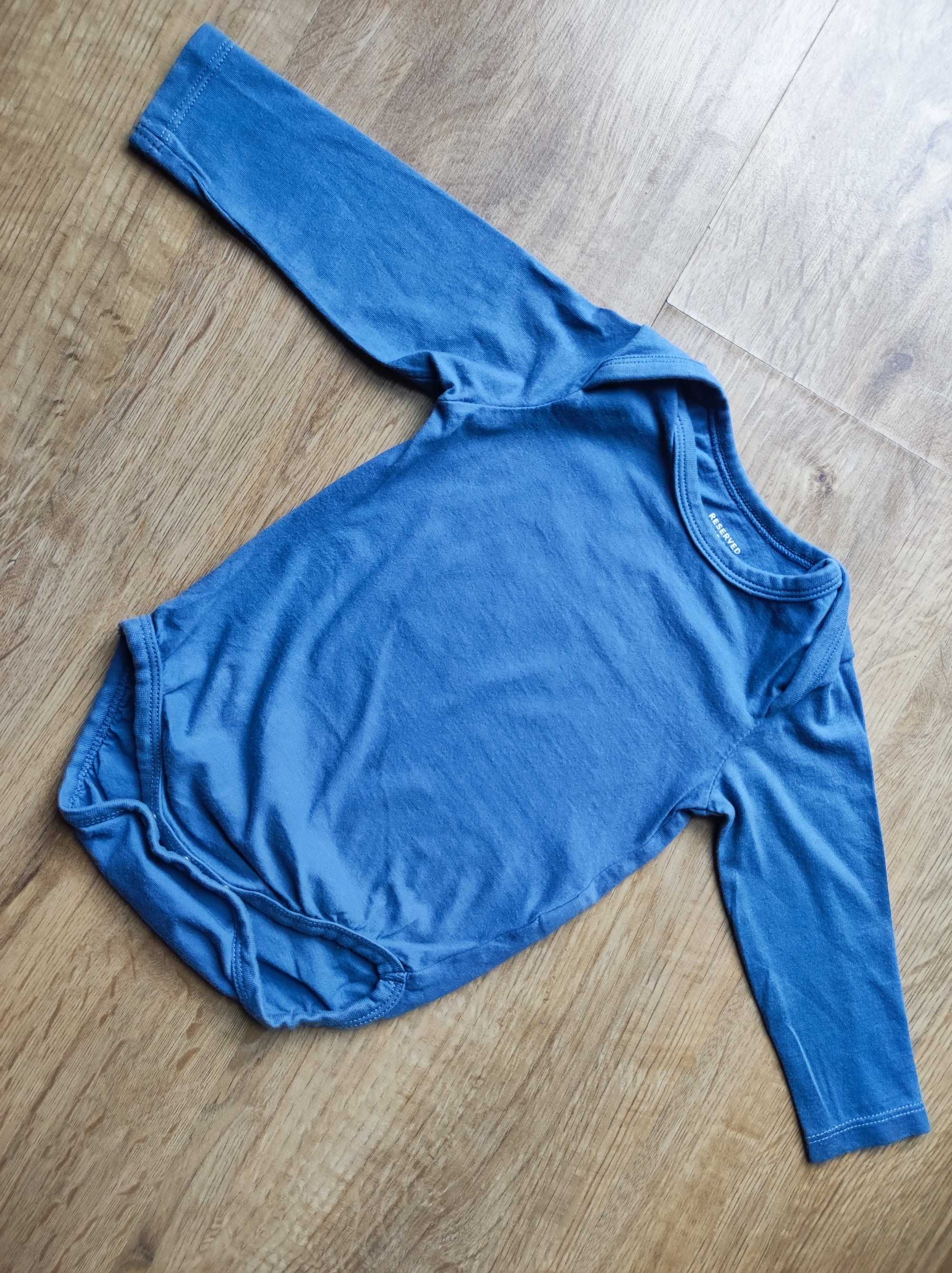 4 pack body z długim rękawem Basic Reserved r.68 unisex