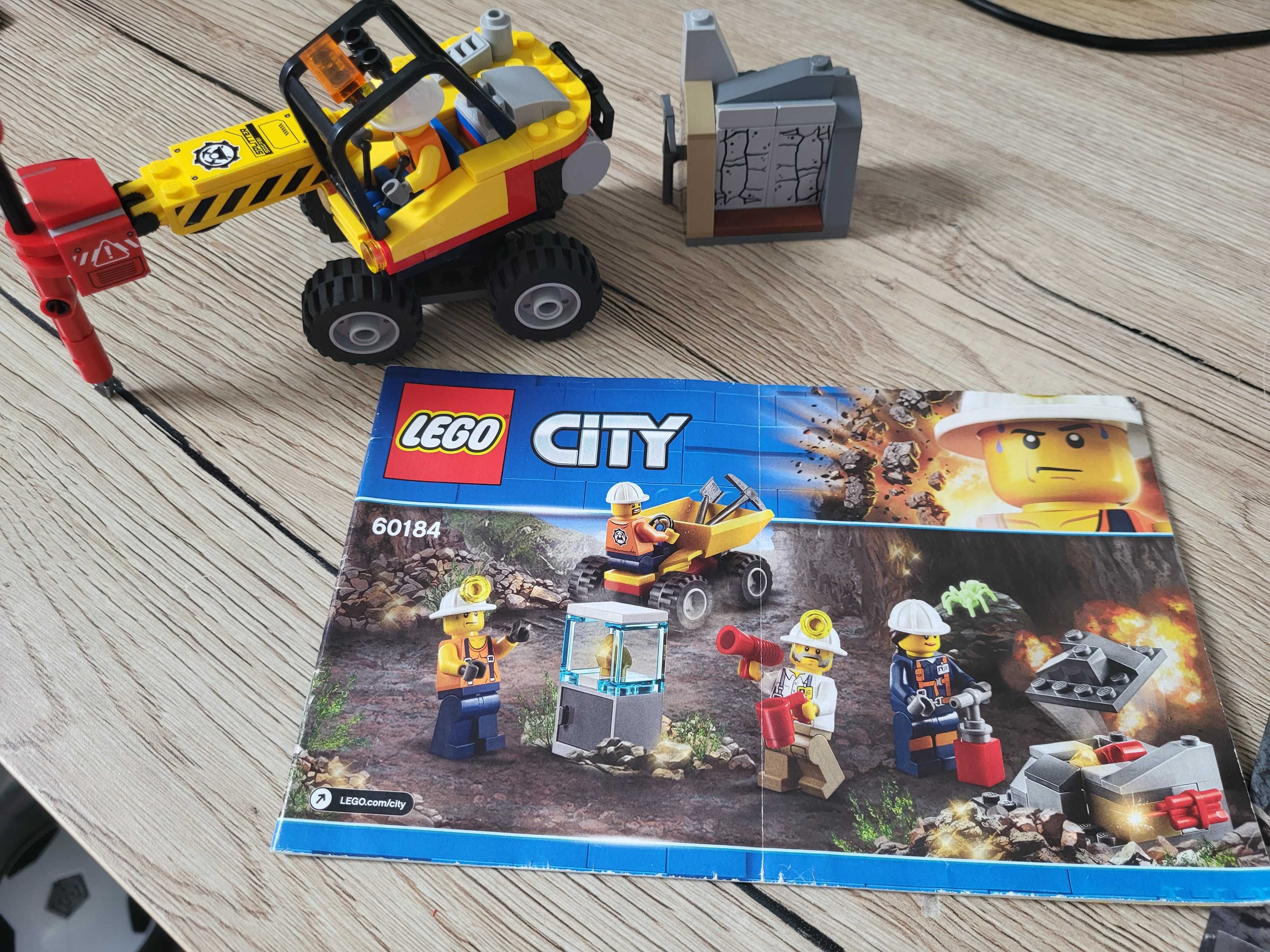 Lego City 2 zestawy Ekipa Górnicza i Kruszarka Górnicza