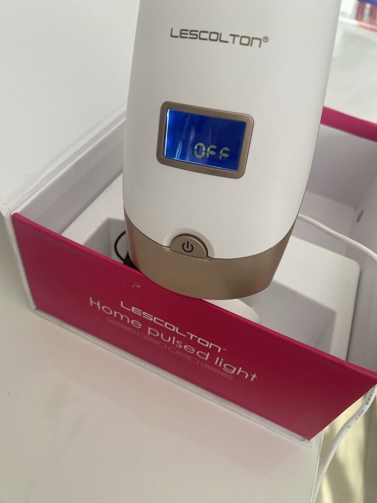 Depilator laserowy Lescolton T009i duży zestaw