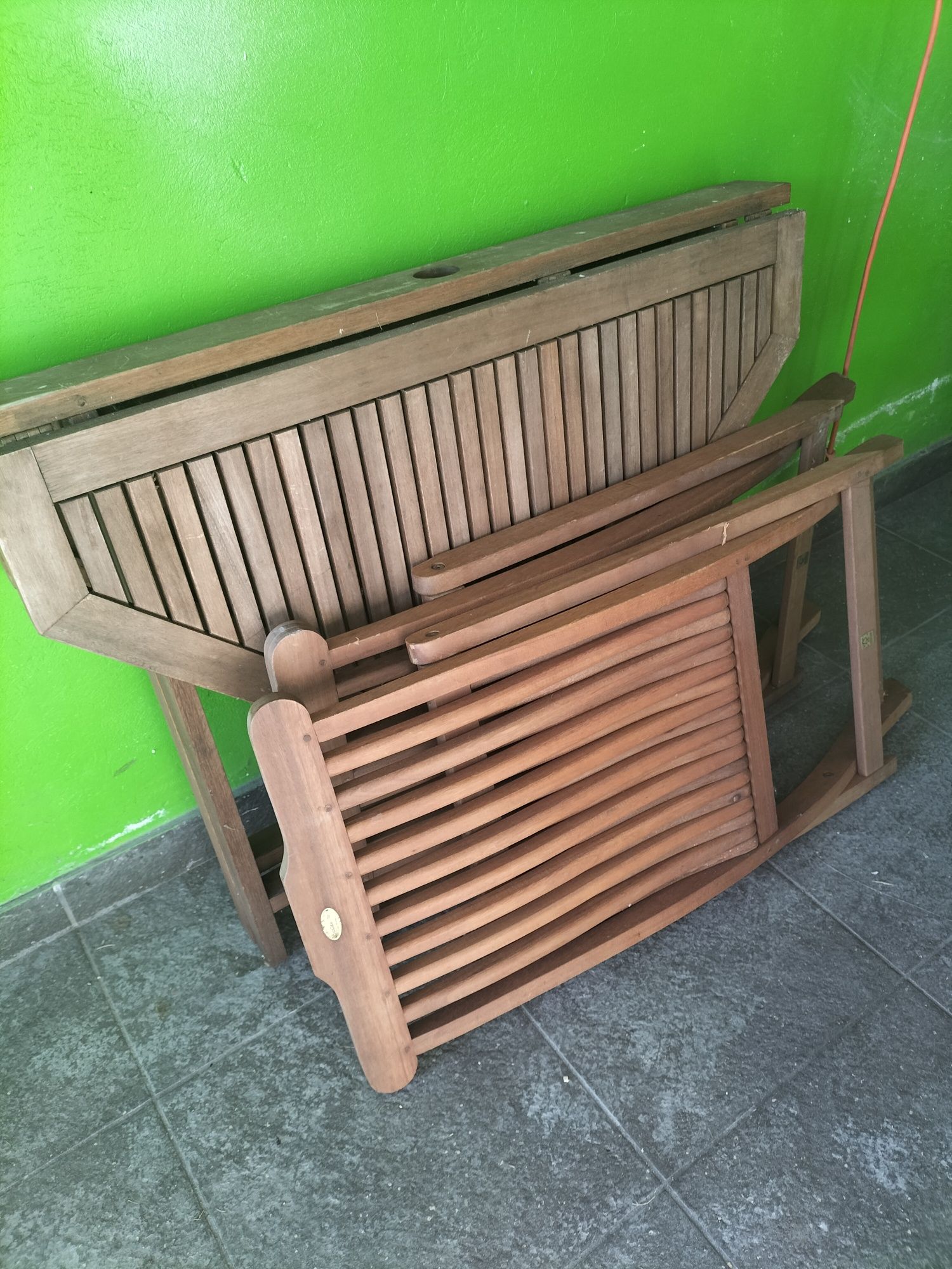 Komplet drewno naturalne
