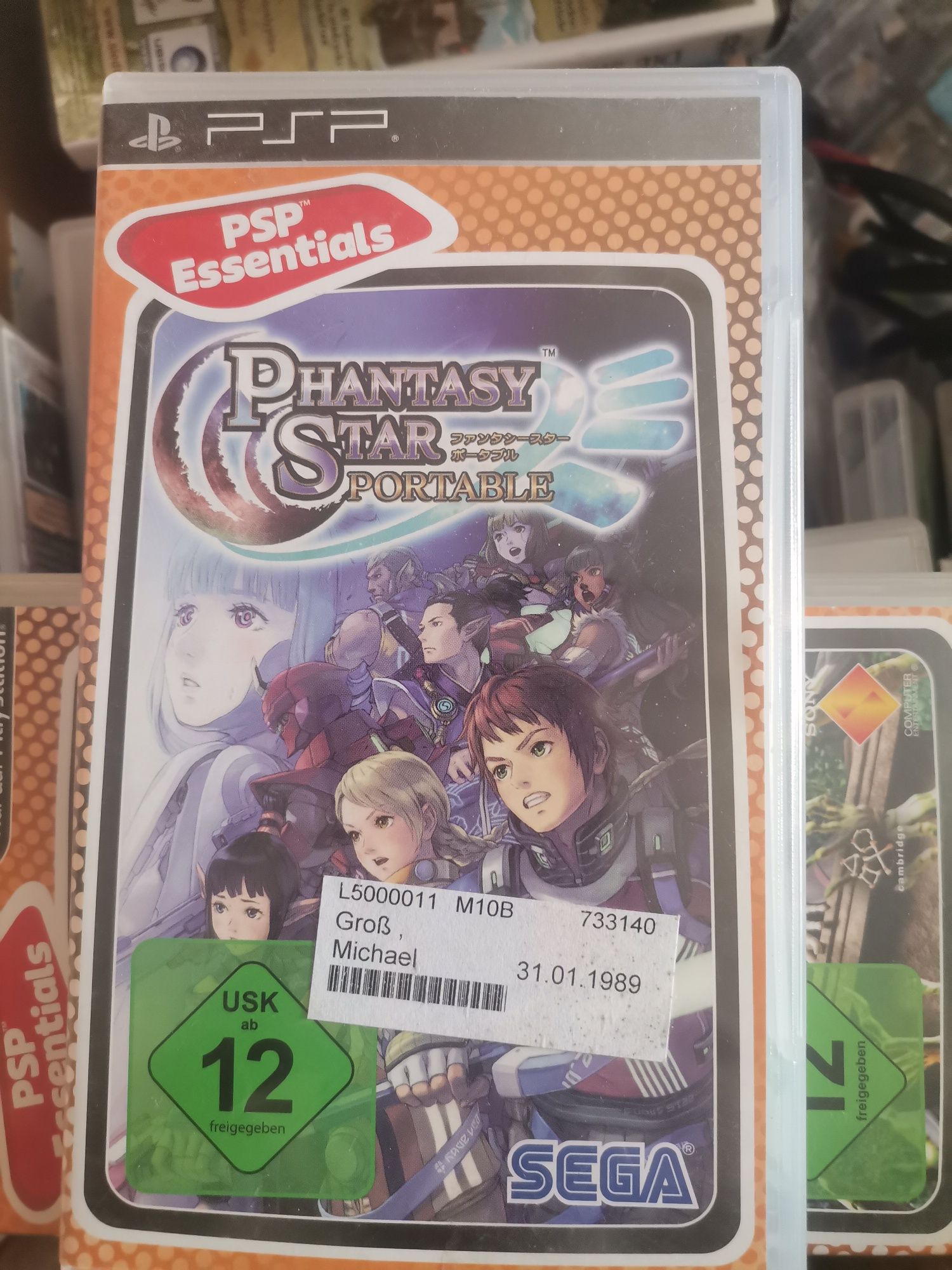 Phantasy Star Portable psp wysyłka