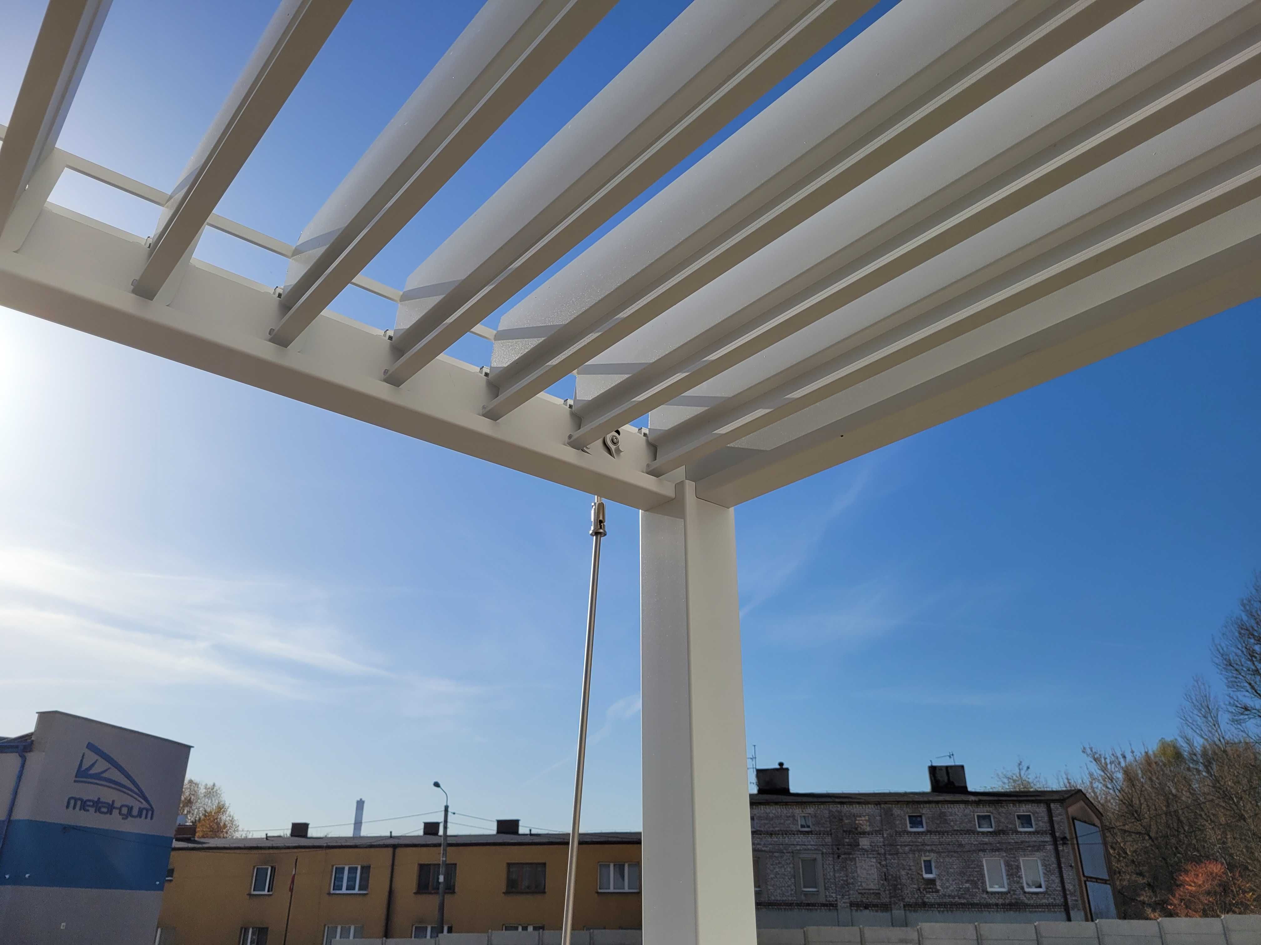 Pergola ogrodowa 400x300 cm ruchome lamele dach