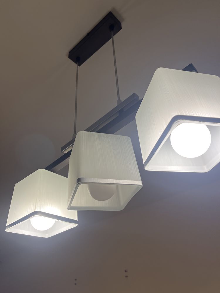 Lampy wiszace 3 kloszowa