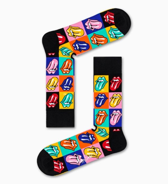 Meias Happy Socks - ROLLING STONES - edição limitada