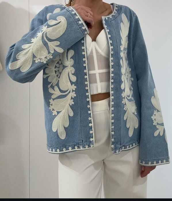 Джинсовий піджак, розмір L