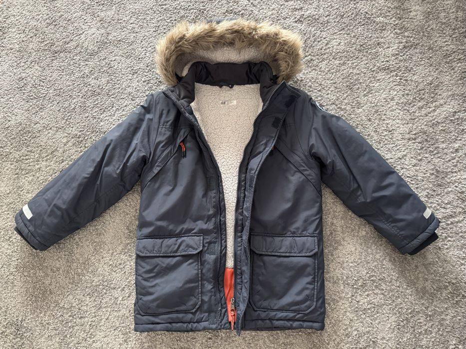 Kurtka parka chłopięca H&M roz. 134