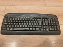 Klawiatura Logitech K330 – sprawna, z odbiornikiem i bateriami