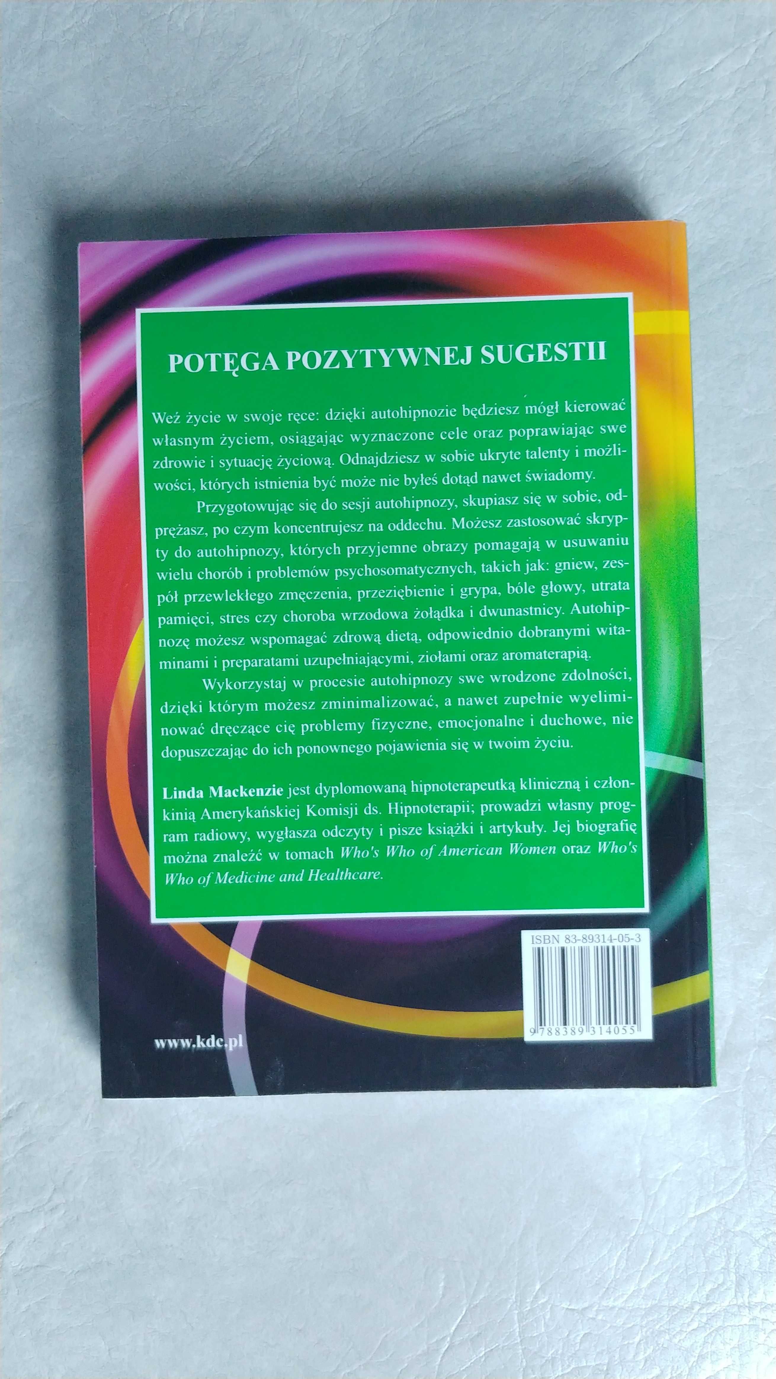 Książka – Auto-Hipnoza pomoże ci wyzdrowieć – Linda Mackenzie