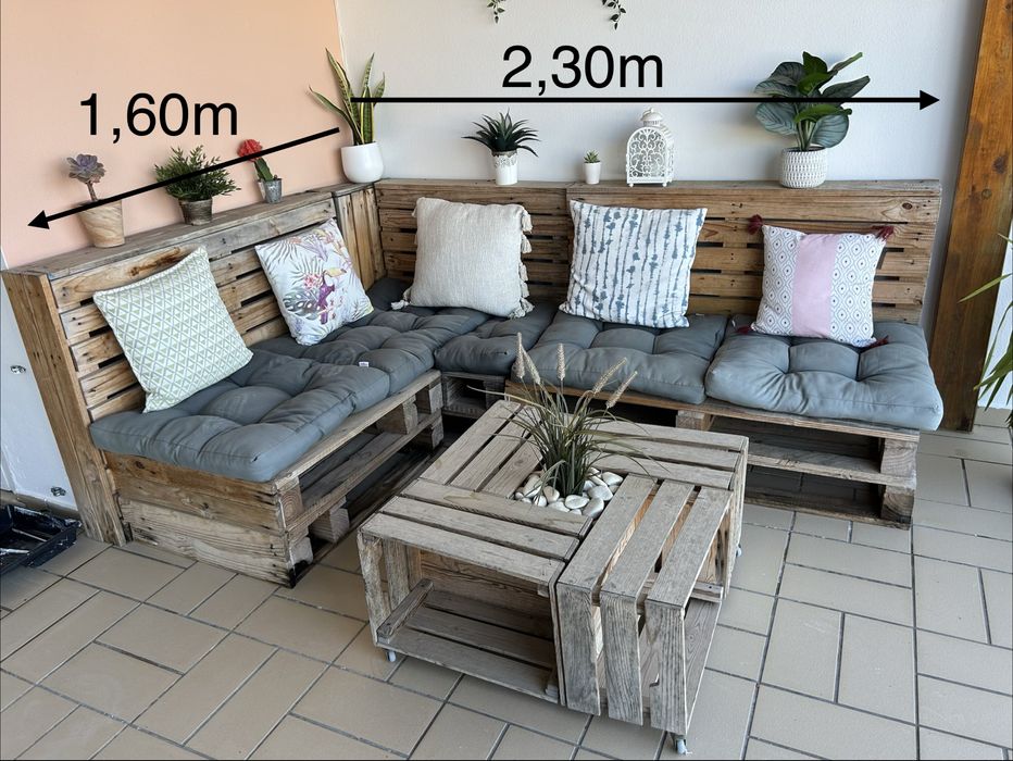 Conjunto de Jardim - Paletes