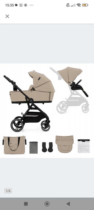 Wózek 3w1 kinderkraft łupina maxi cosi