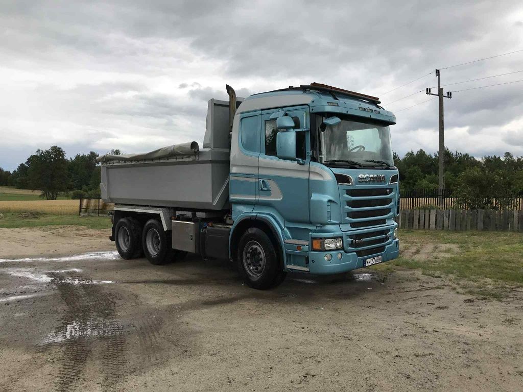 Scania 6x4 wywrotka 2013r hydroburta tyl full opcja