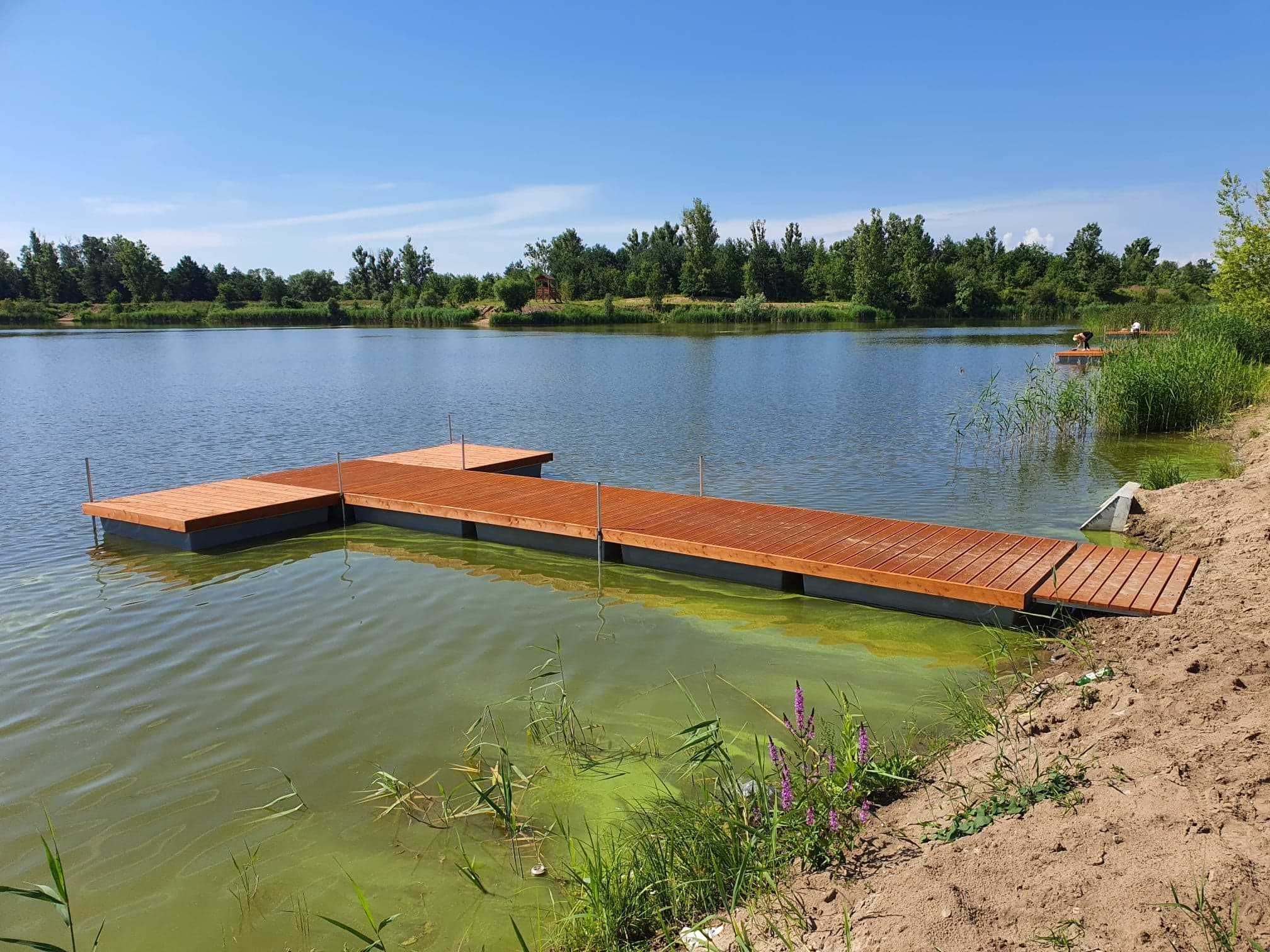 Kajak Kajaki Łódka Rower wodny pomost pływający Łódź wędkarska Rowerki