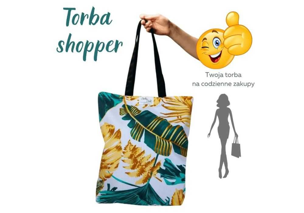 Torba na zakupy bawełniana siatka Stylowa, ekologiczna, praktyczna!
