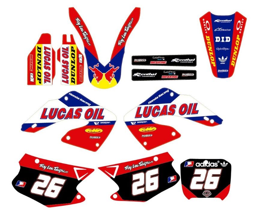 Kit autocolantes Honda CR 125