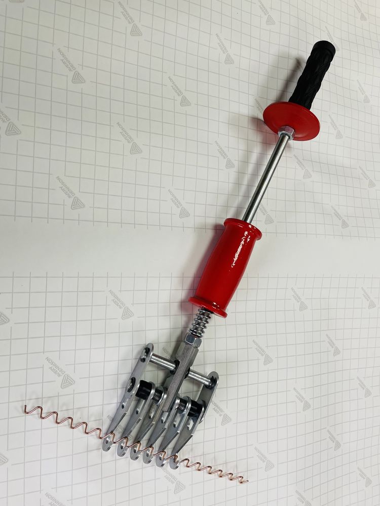 Гребінка для споттера посилена +обратный молоток, рихтовки, грейфер