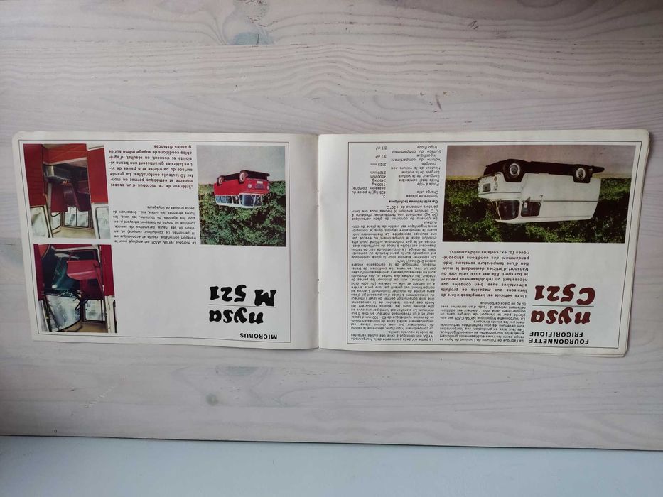 Prospekt broszura samochodowa Nysa 521 z 1969