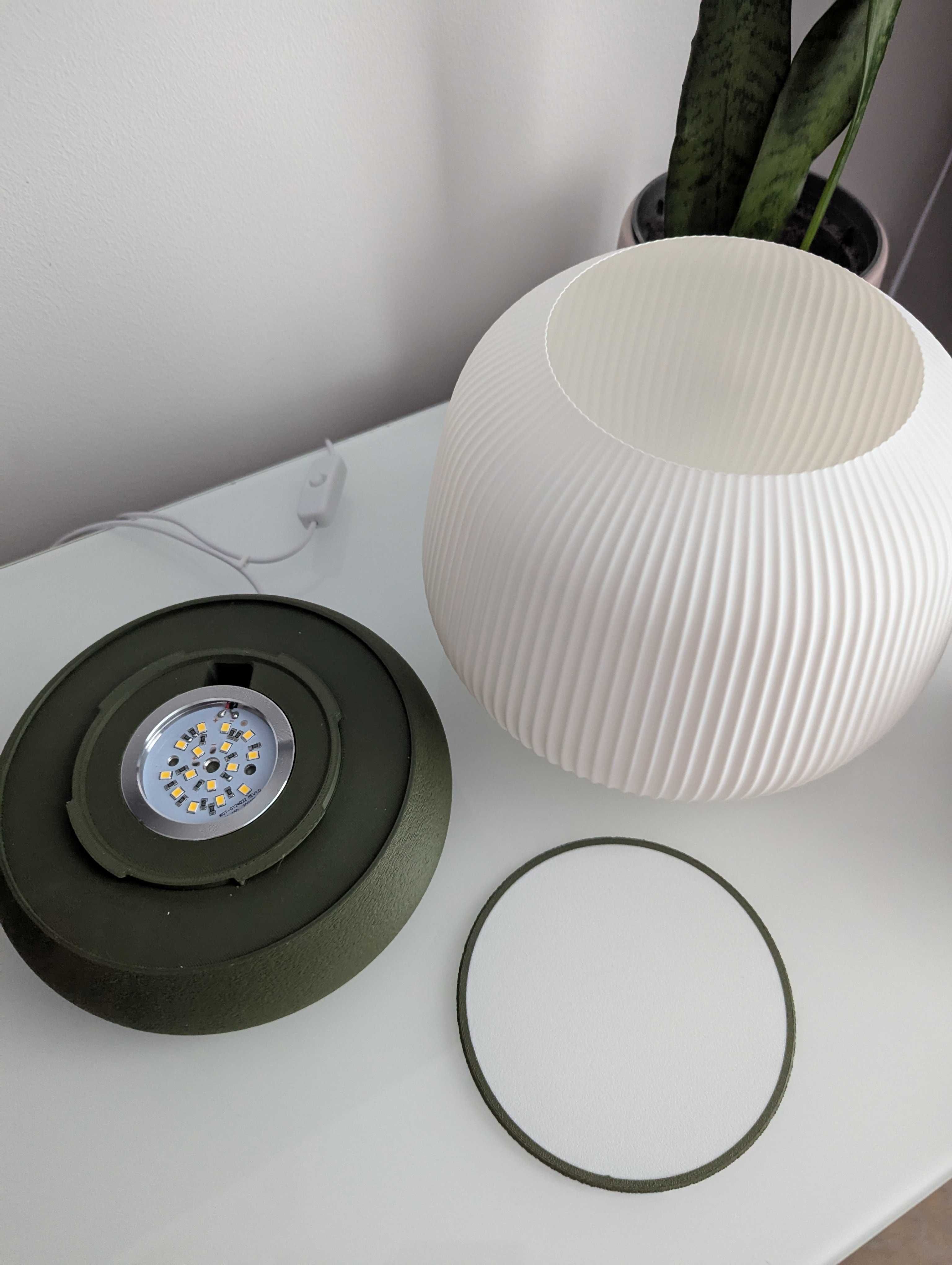 Elegancka Lampa Dekoracyjna 3D w Skandynawskim Stylu