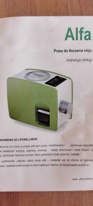 Prasa do tłoczenia oleju Alfa